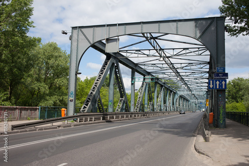 Street on Jozef Pilsudski Bridge in Torun photo