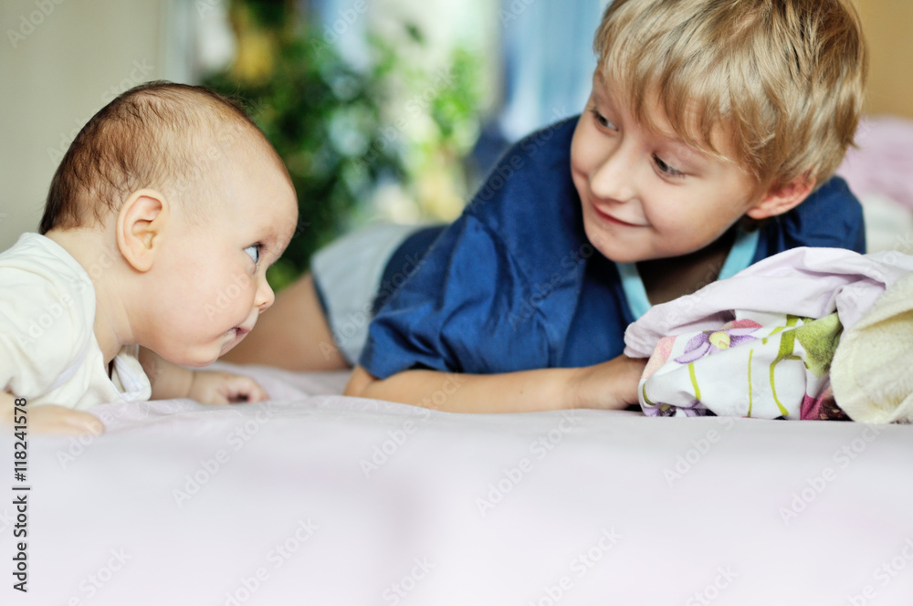 brother and baby sister brother and baby sister