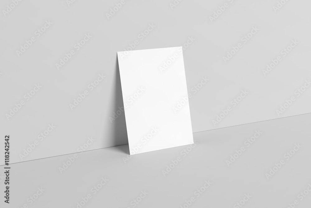 Naklejka premium A6 Flyer / Postcard / Invitation Mock-Up
