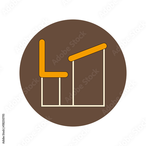 Back to School and Education Vector Flat Design School Desk