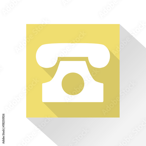 Long Shadow Icon Telefon