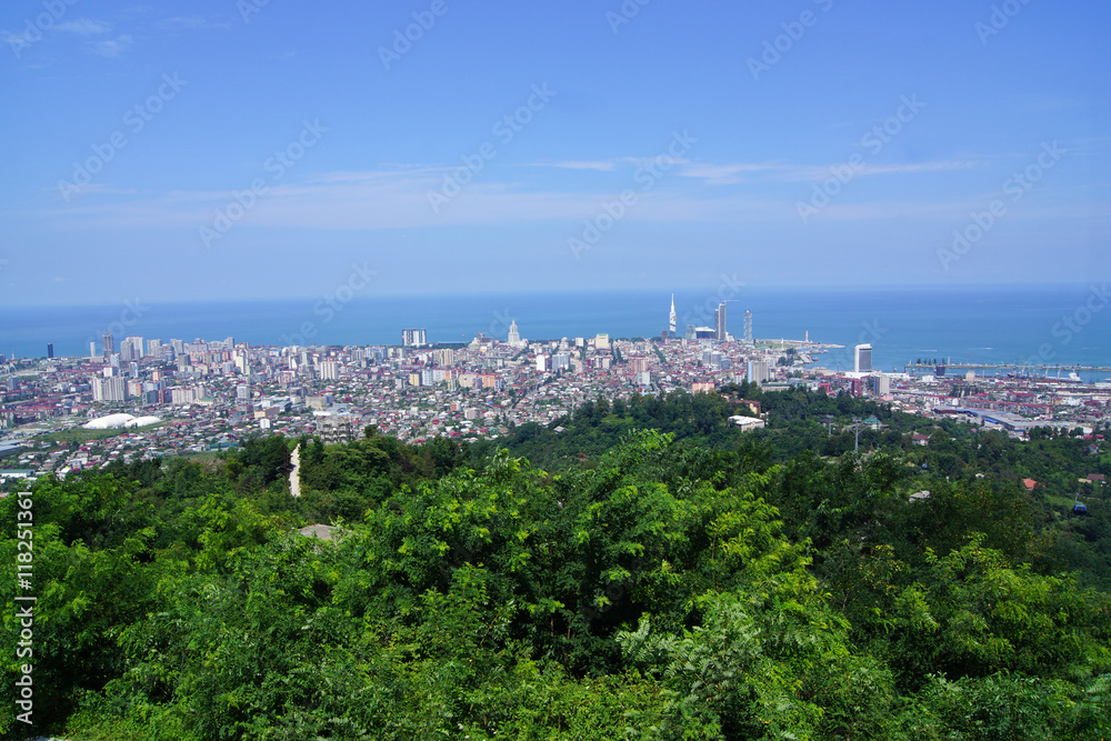 Panoramic view on Batumi Georgia