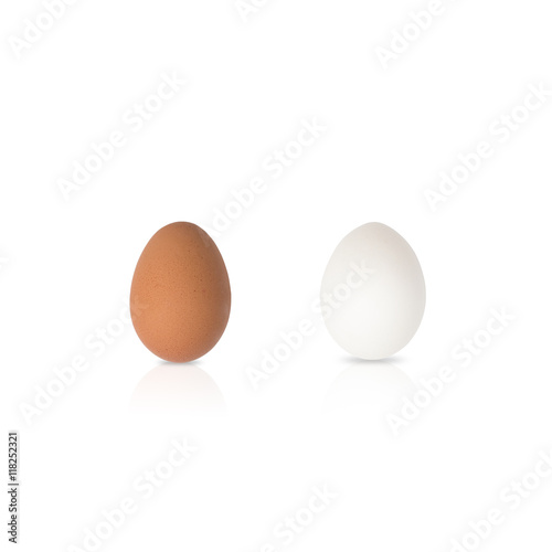 White and Brown eggs