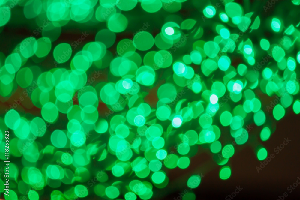 defocused green lights background defocused green lights background