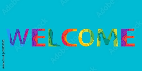 Wallpaper Mural The word Welcome. Torontodigital.ca