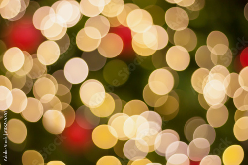 Christmas Light Bokeh background