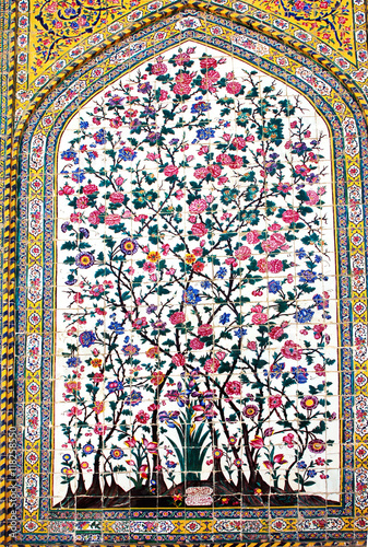  Oriental ornaments from Vakil Mosque, Shiraz, Iran