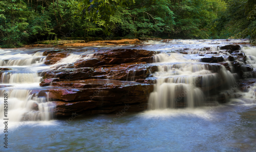 Fototapeta premium Waterfall on Muddy Creek near Albright WV