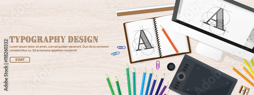 Graphic web design. Drawing and painting. Development. Illustration, sketching, freelance. User interface. UI. Computer, laptop.Typewriting.