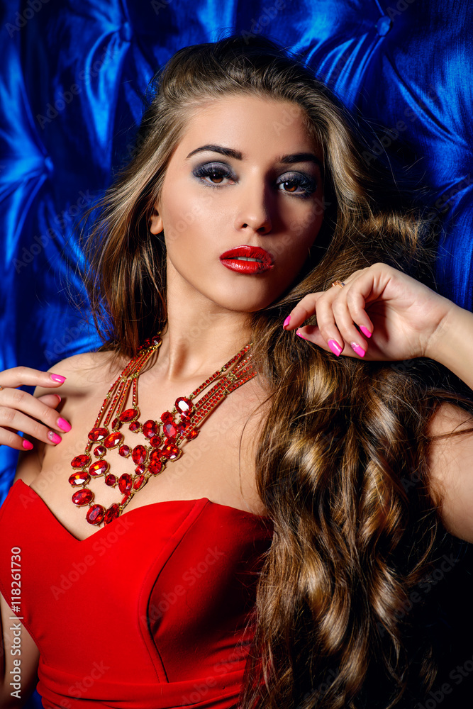 Naklejka premium hair beauty