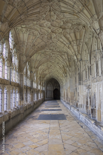 Cloister in Gloucester Cathedral  England