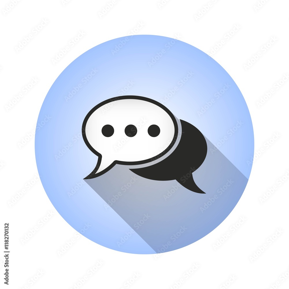 Chatting vector icon. Chatting vector icon.