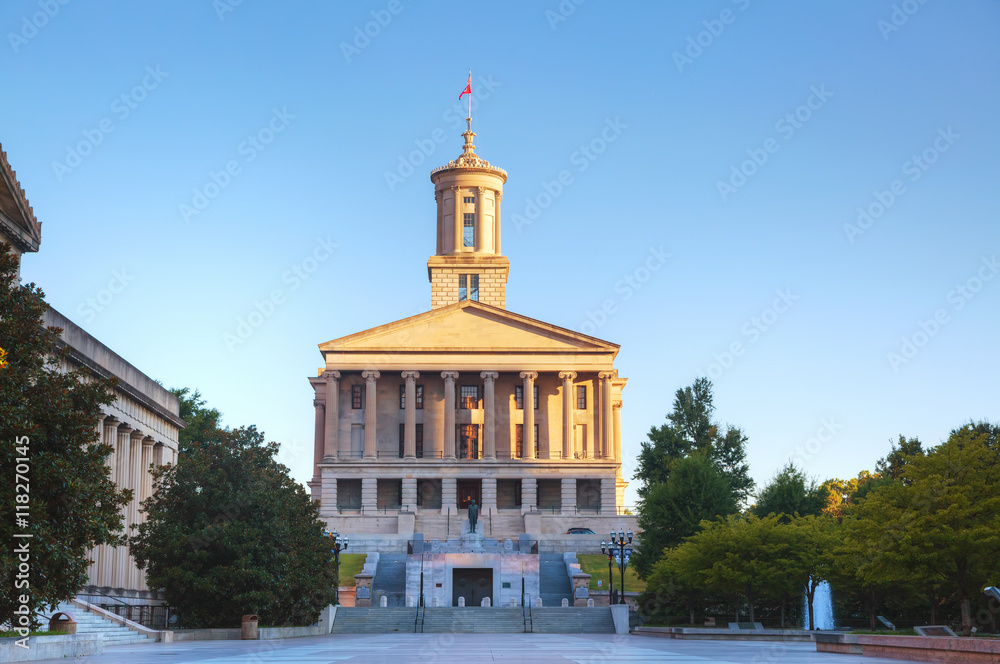 Obraz premium Tennessee State Capitol building in Nashville