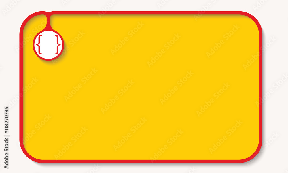 Text box for fill your text and square brackets Text box for fill your text and square brackets