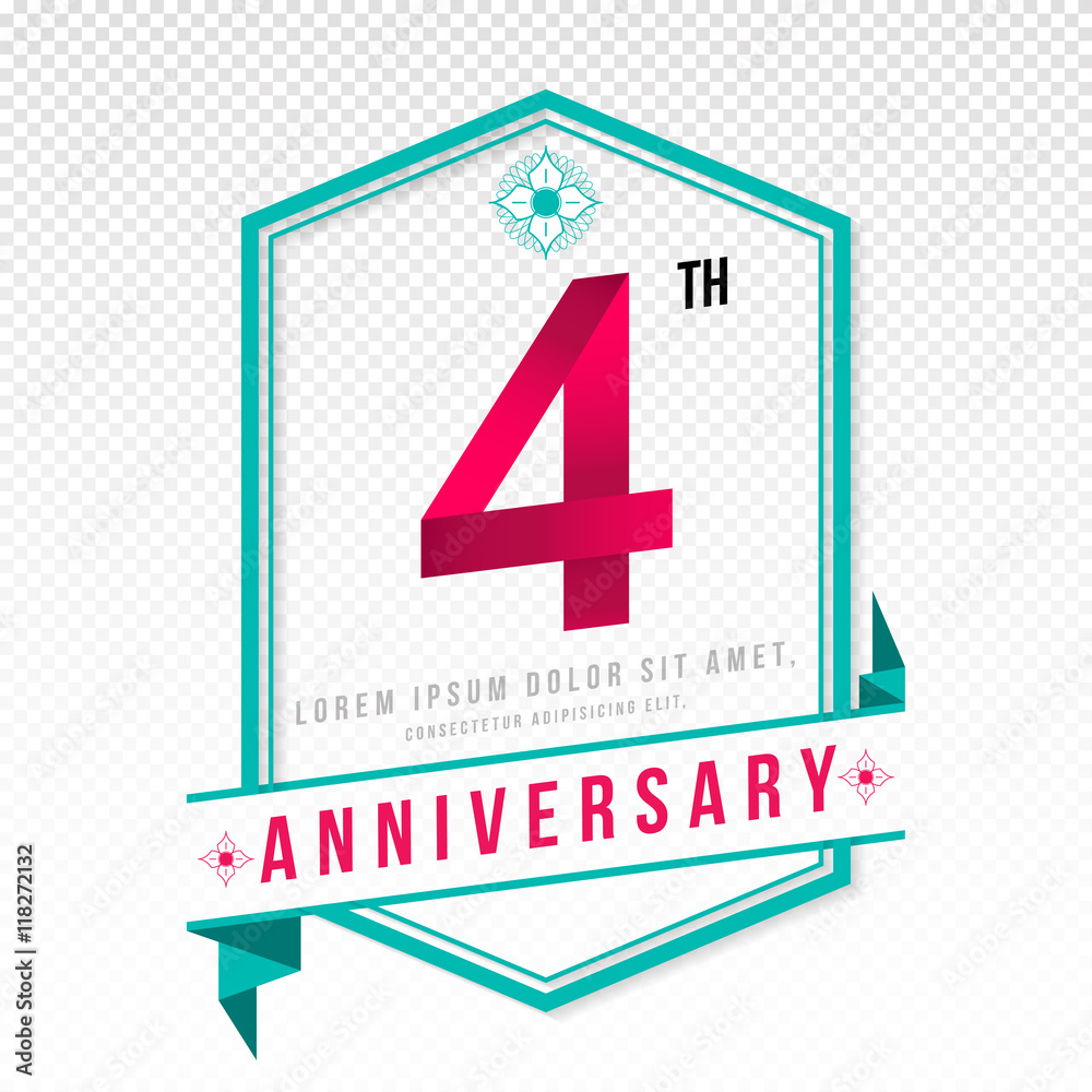 Anniversary emblems template design Anniversary emblems template design