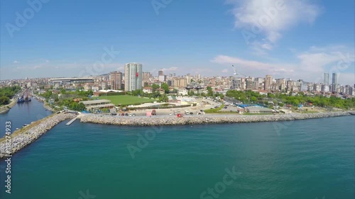 Wallpaper Mural Aerial Shot City from the sea side Torontodigital.ca