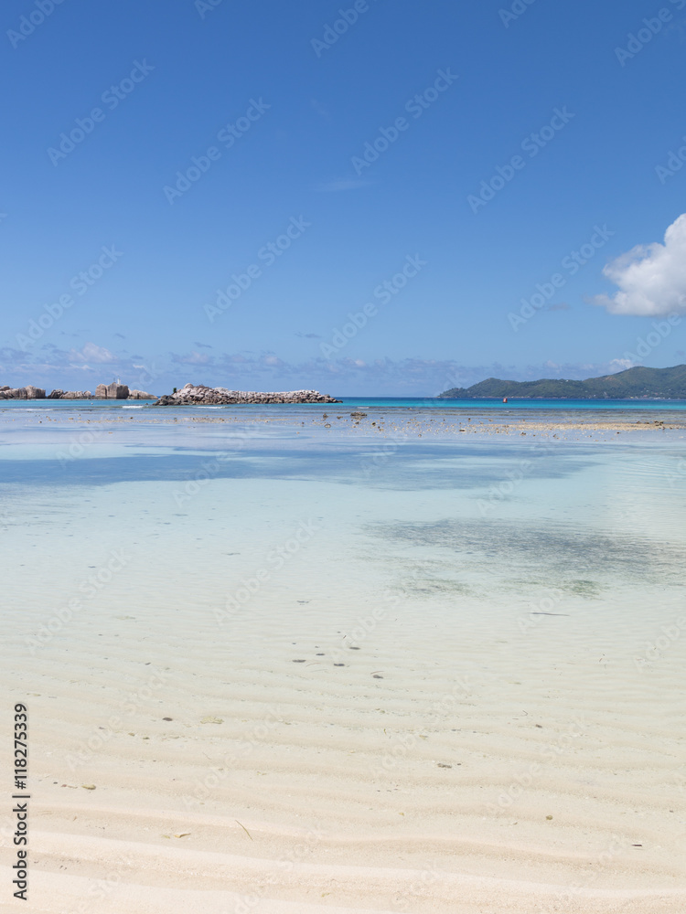 serene seascape Seychelles