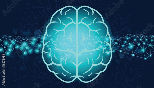 global of ai robotic, signal of data, technology abstract futuristic cyber net web connect to network background illustration 3d rendering, atom molecule of science, social internet of things