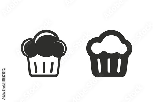 Cake - vector icon.