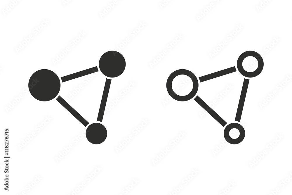 Network - vector icon. Network - vector icon.