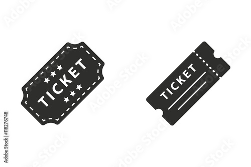 Ticket - vector icon.