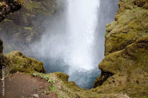 Seljalandsfoss Wasserfall in S  disland  