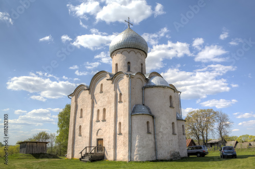 Church of Transfiguration Our Saviour on Nereditsa Hill. Veliky Novgorod, Russia