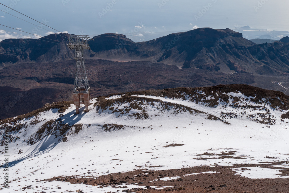 Wundervolle Aussicht auf den Nationalpark - vom Pico del Teide auf Teneriffa - UNESCO Weltnaturerbe - Cañadas - Seilbahn