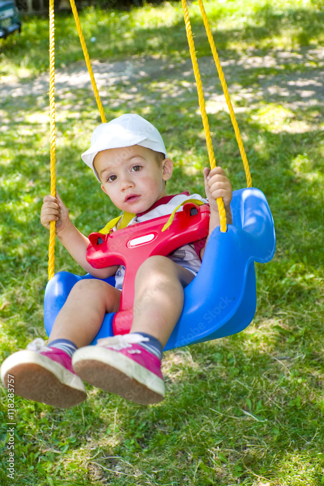 Boy on swing Boy on swing