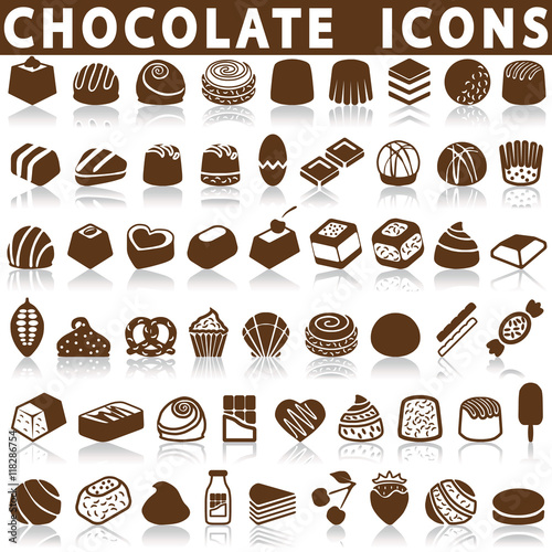 chocolate candy icons