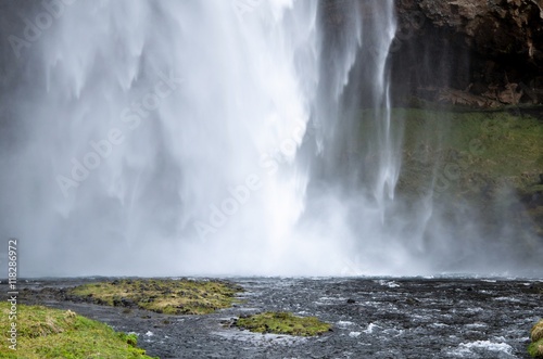 Seljalandsfoss  Wasserfall in S  disland  