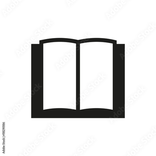 Book icon isolated on white background