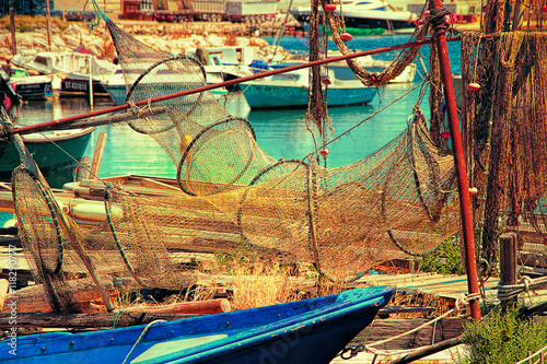 Sete, Herault, France : La Pointe Courte - A Fishermen’s distr