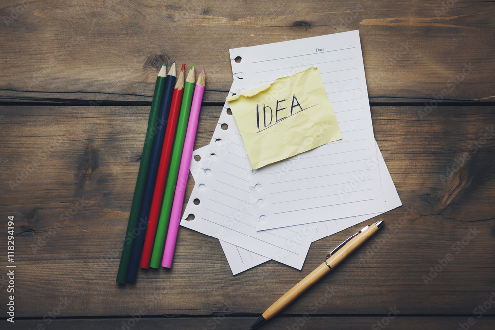 idea on paper idea on paper