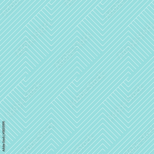 Chevron pattern seamless green aqua and white colors , fashion d