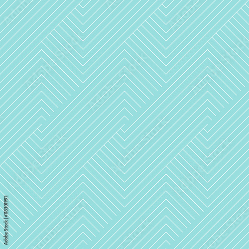 Chevron pattern seamless green aqua and white colors , fashion d