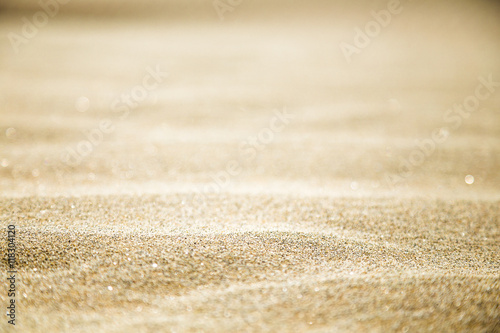 Sand close-up, abstract background.