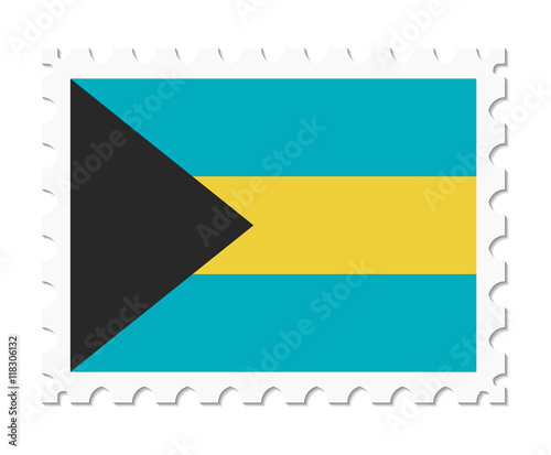 stamp flag bahamas