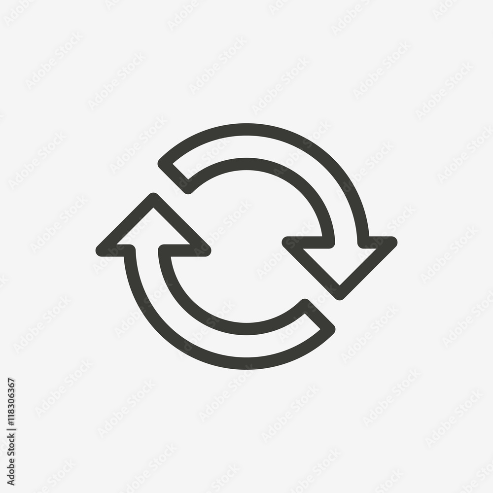 refresh sign icon refresh sign icon