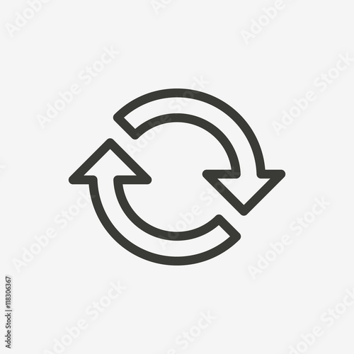 Free Download refresh sign icon - GFXLoad