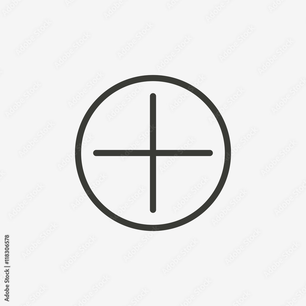 positive outline icon positive outline icon