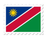 stamp flag namibia