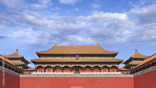 Pavilion at Forbidden City, well-known as Palace Museum, Beijing, China