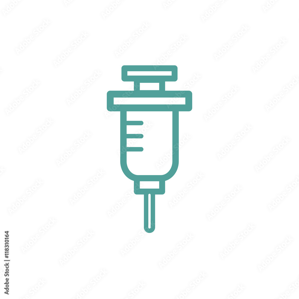 Syringe icon sign Syringe icon sign