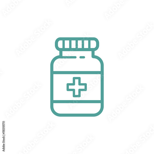 tablet bottle icon