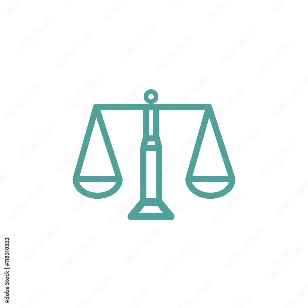 Balance icon sign Balance icon sign