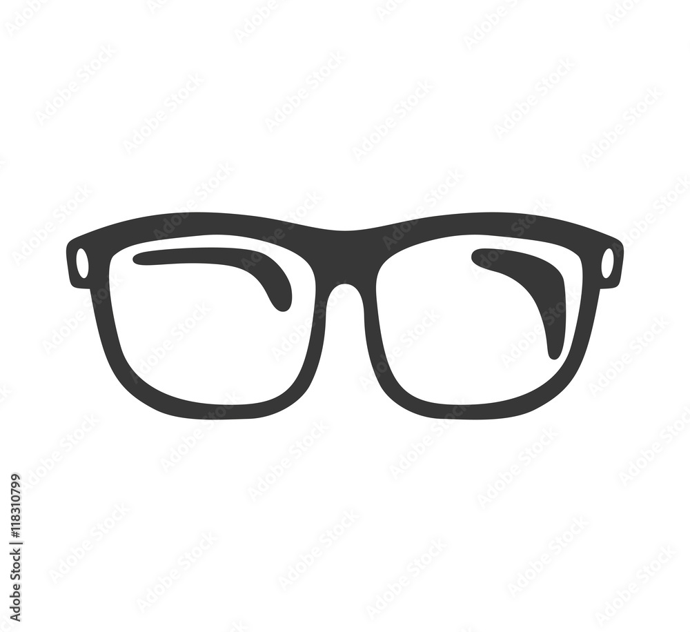 glasses fashion look view icon. Isolated and flat illustration. glasses fashion look view icon. Isolated and flat illustration.