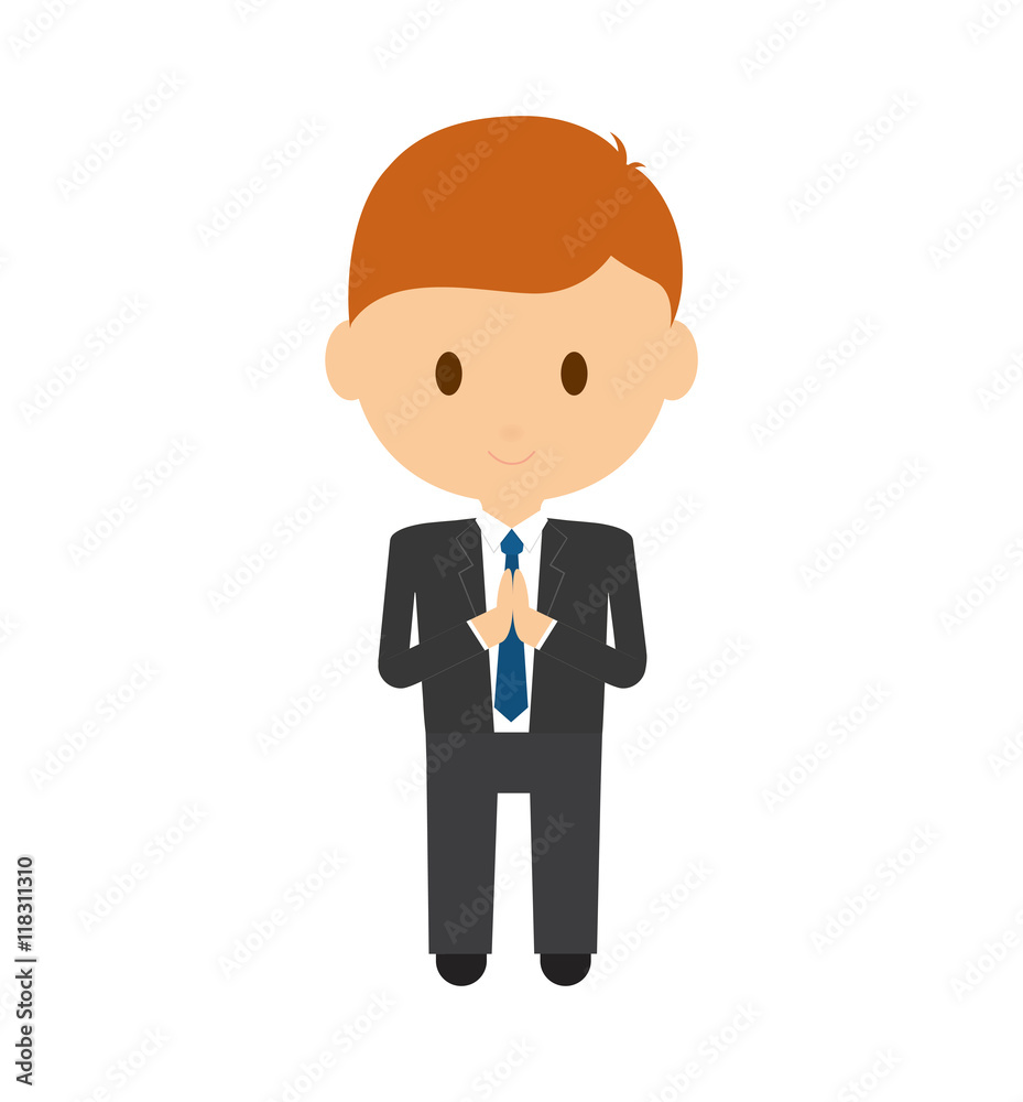 pray boy kid religion catholicism icon. Isolated and flat illustration pray boy kid religion catholicism icon. Isolated and flat illustration