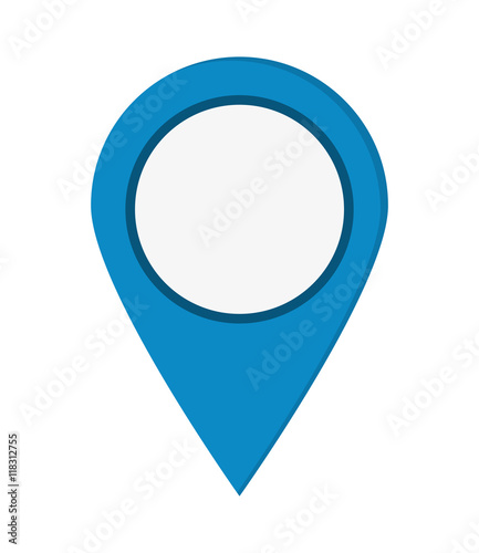 Free Download flat design gps label icon vector illustration - GFXLoad