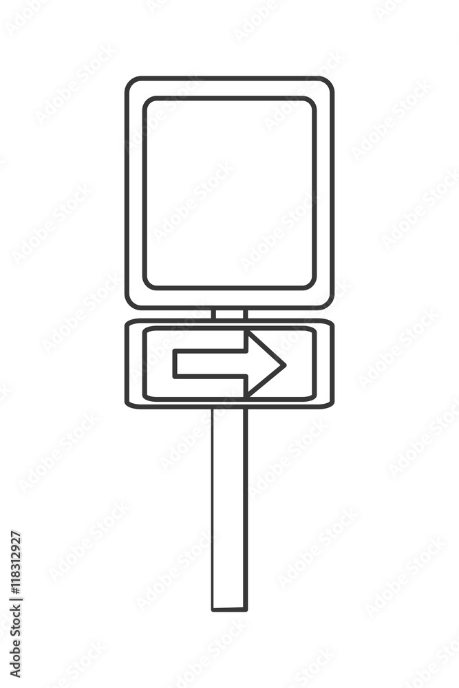 flat design street sign right arrow icon vector illustration flat design street sign right arrow icon vector illustration